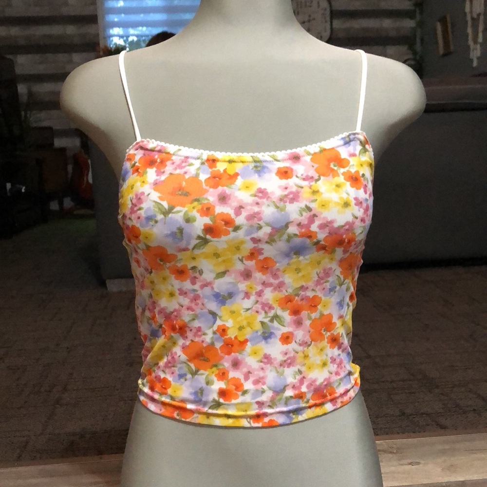 Flower tank top
